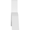 Ekena Millwork Archdale Architectural Grade PVC Gable Bracket, 108"W x 18"H x 4"D x 4"F, 4/12 Pitch GBP108X18X0404ARC00 - alternate 3